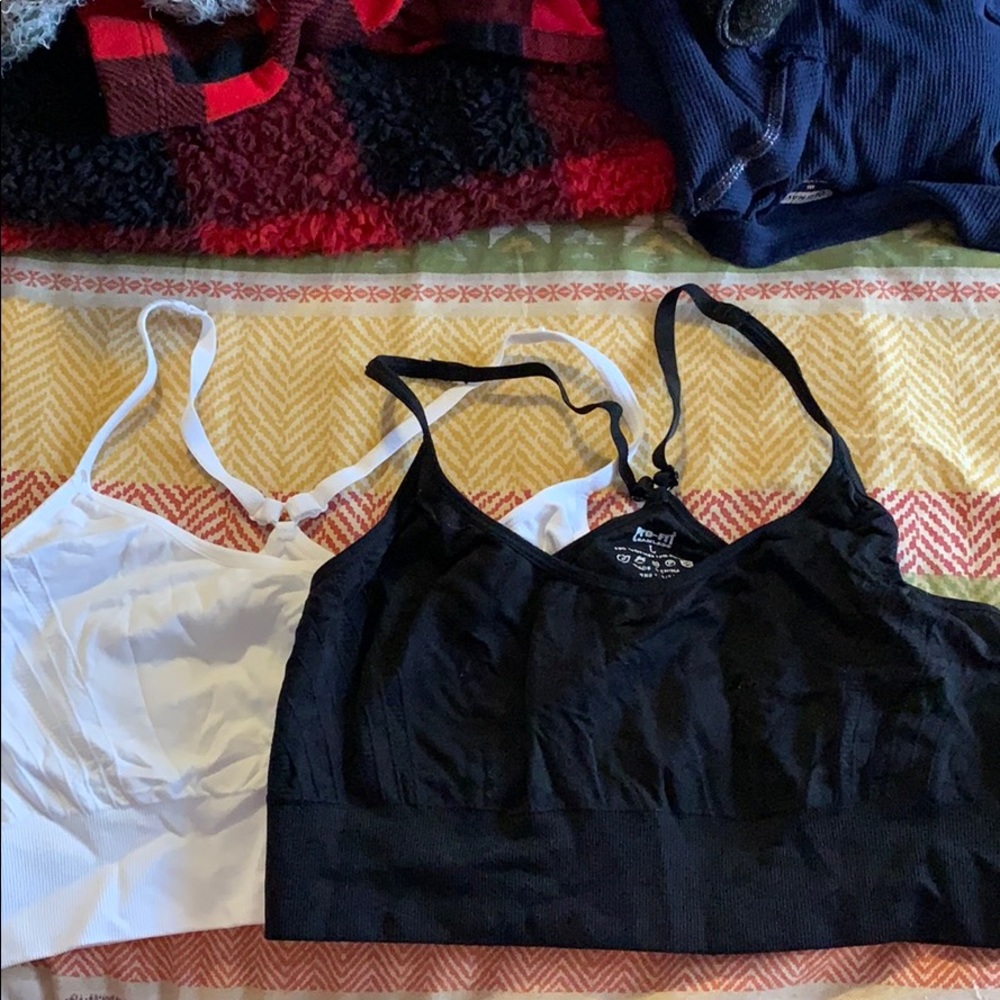 Never worn, Pack of 2 light impact sports bras